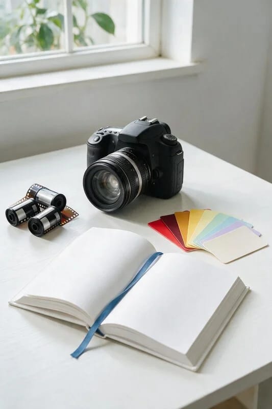Aluno em formação de fotografia de moda sob direção criativa em São Paulo