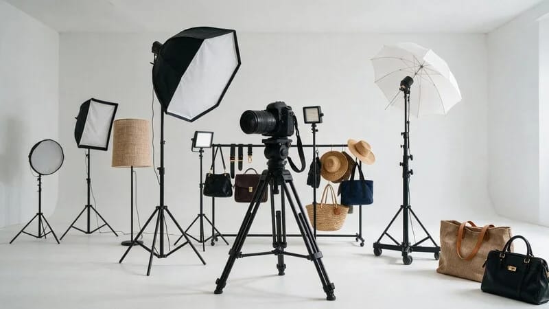 Set de fotografia de moda com direção de imagem House Mazzutti Academy em São Paulo