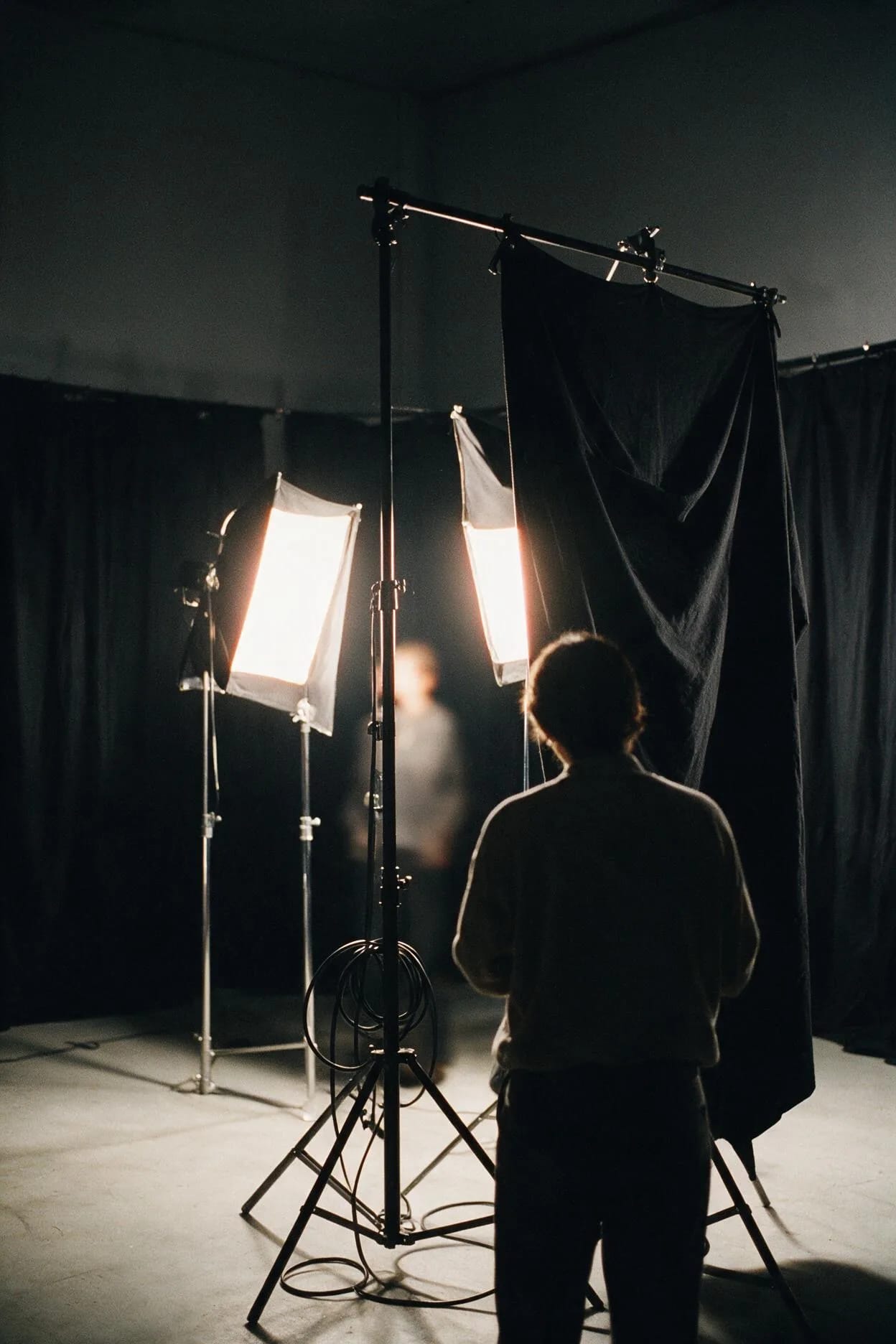 Set de produção de campanha com celebridade dirigida pela House Mazzutti em São Paulo