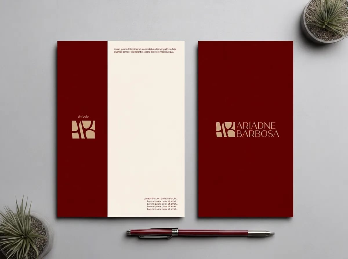 Dra. Ariadne Barbosa — identidade visual House Mazzutti